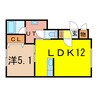 ism ~ｲｽﾞﾑ~ 1LDKの間取り