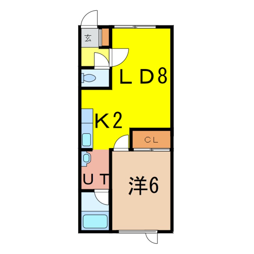 間取図 ハイエスト東7・9