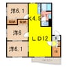 ルミエール東光 3LDKの間取り