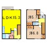 ナリッシュ410 2LDKの間取り