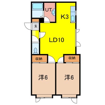 間取図 グレートビューF２・６