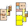秋月戸建　A棟 3LDKの間取り