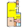 セフト　Ｂ棟 1LDKの間取り
