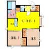 Ｇｒｏｏｖｙ 2LDKの間取り