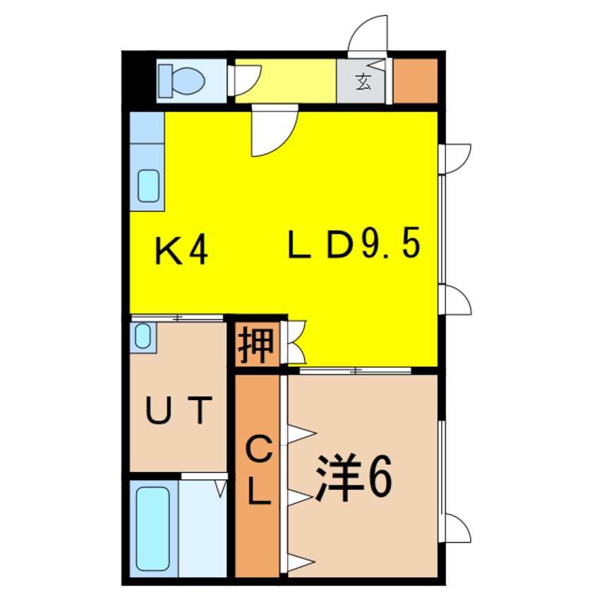 間取図 ツインクル新町