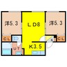 ファミーユ・アベニュー 2LDKの間取り