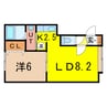 OWL 1LDKの間取り