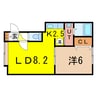 OWL 1LDKの間取り