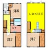 Grandeur北彩都 3LDKの間取り