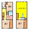 Grandeur北彩都 3LDKの間取り