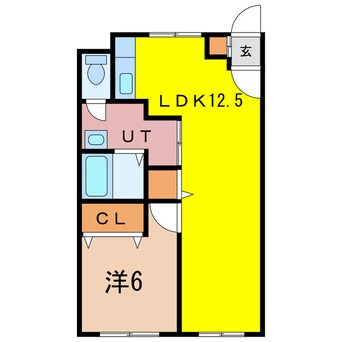 間取図 エーコーパティオス永山B