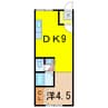 深川総合ハイツ第三 1DKの間取り