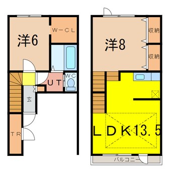 間取図 Ｔ．Ｍ．Ｓ　豊岡