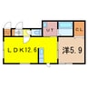 ＮＥＯ－ＢＫ 1LDKの間取り
