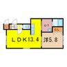 La ・Clair25 1LDKの間取り