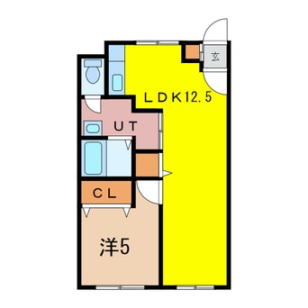 間取図 エーコーパティオス永山A