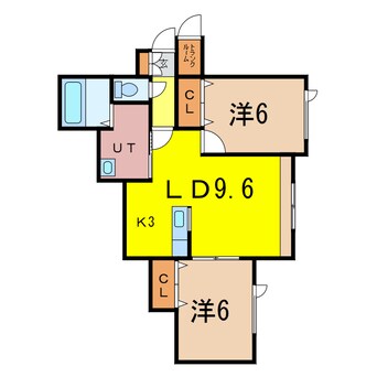 間取図 ravine(ラヴィーヌ）