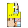 ＫＢ 1LDKの間取り