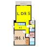BRUN CUBE　Ⅰ 1LDKの間取り