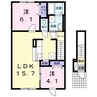 アルモニー 2LDKの間取り