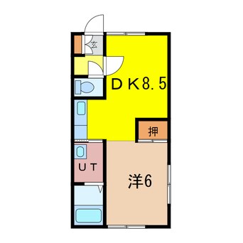 間取図 フロムＫ　Ｂ棟