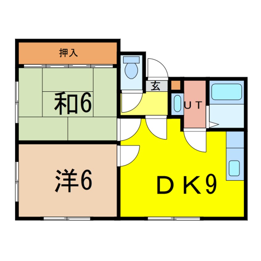 間取図 イトーピアハイツM５