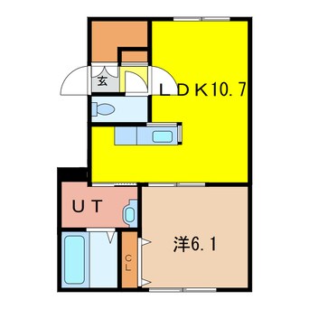 間取図 LANA A棟