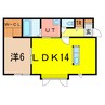 ファーストノート 1LDKの間取り