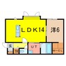 ファーストノート 1LDKの間取り