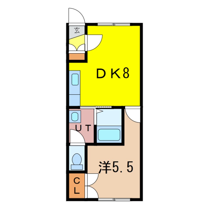 間取図 サニーコート