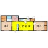 Ｆアザラシ 2LDKの間取り