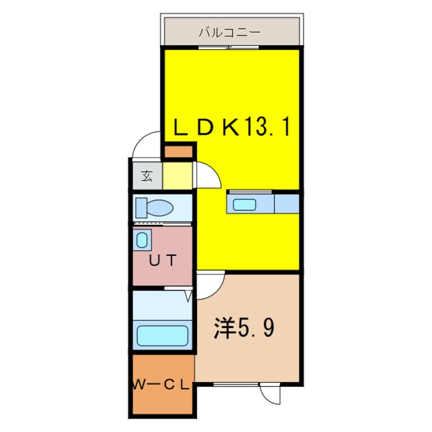 間取図 GRAN DUO KAGURA