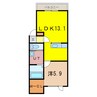 GRAN DUO KAGURA 1LDKの間取り