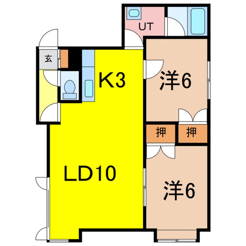 間取図 シーザーハウス39