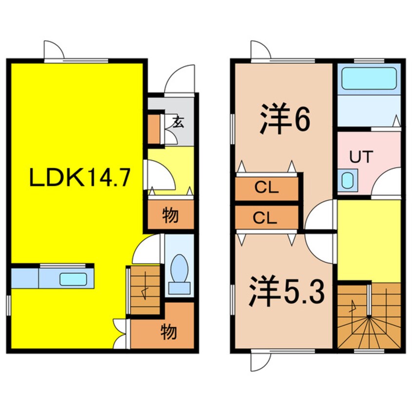 間取図 Ｄ・セキュア