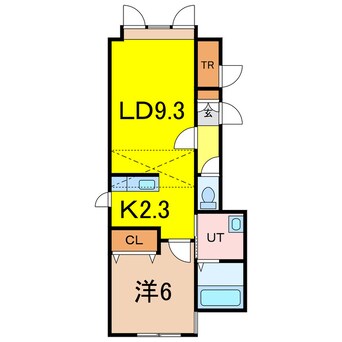 間取図 プランドールホクモン