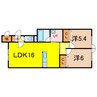 REO COULEUR 2LDKの間取り