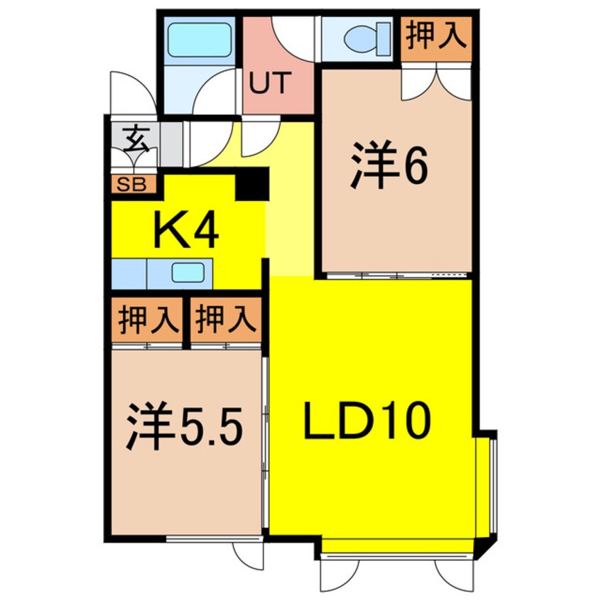 間取図 キャメロン1・2