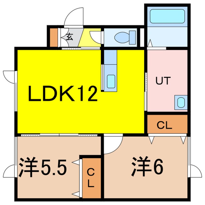 間取図 Aqua Interior　3.6