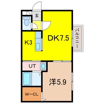 間取図 マヌカータcocoⅡ