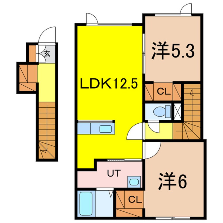 間取図 olive川端