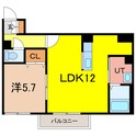 クレストパレス一条通の間取図