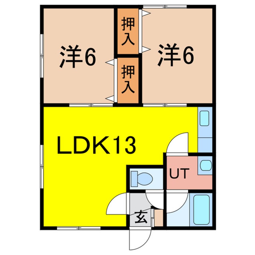 間取図 光進ハイツ