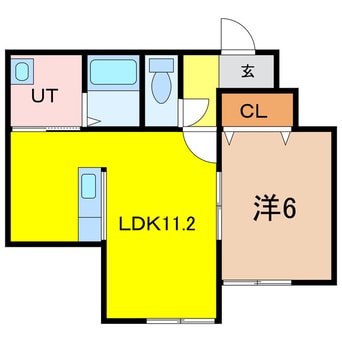 間取図 La clair　10