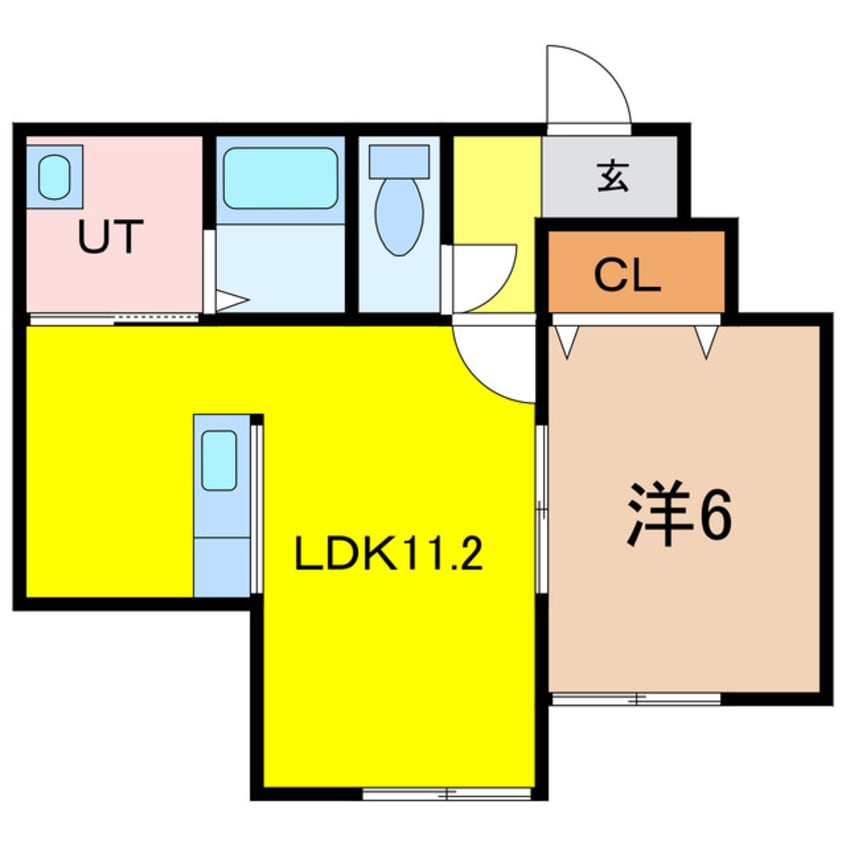 間取図 La clair　10