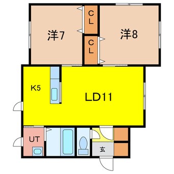 間取図 ぱれっと旭町