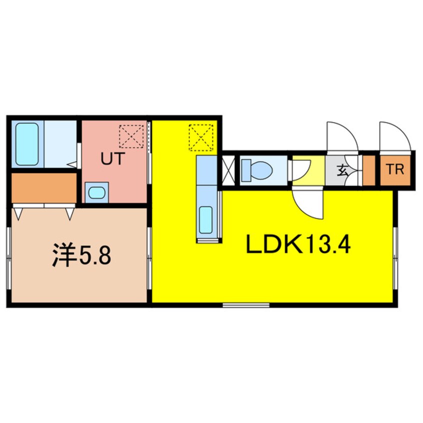 間取図 ルラーシェ422