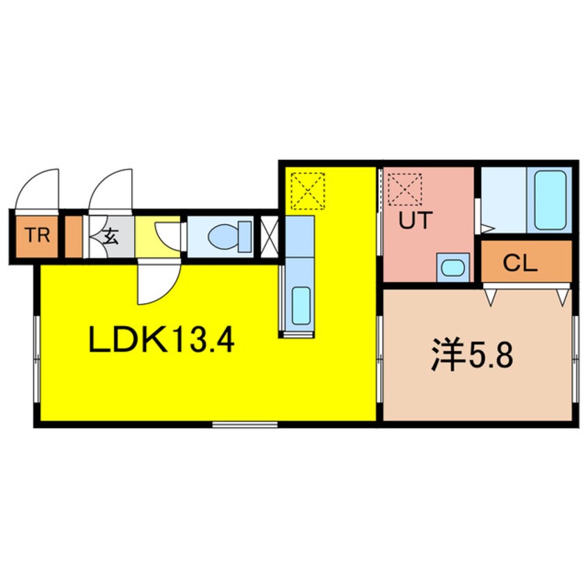 間取図 ルラーシェ422