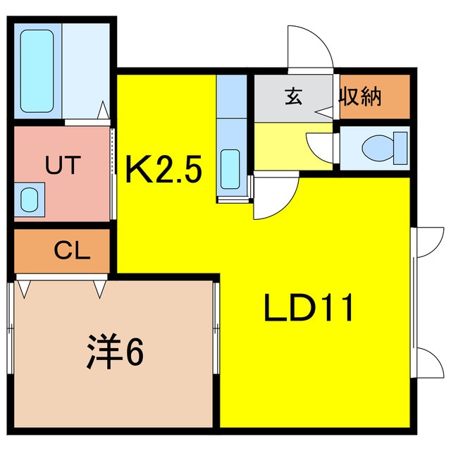 間取り図 メゾン・ド・ユウキⅢA