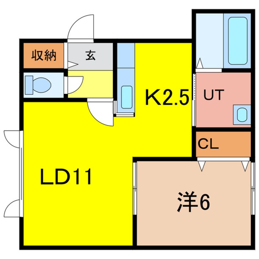 間取図 メゾン・ド・ユウキⅢA